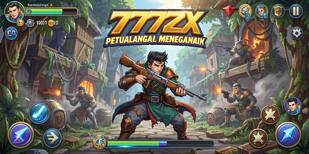 Tangkapan layar gameplay <strong>777ZX</strong> yang penuh aksi dan tantangan.