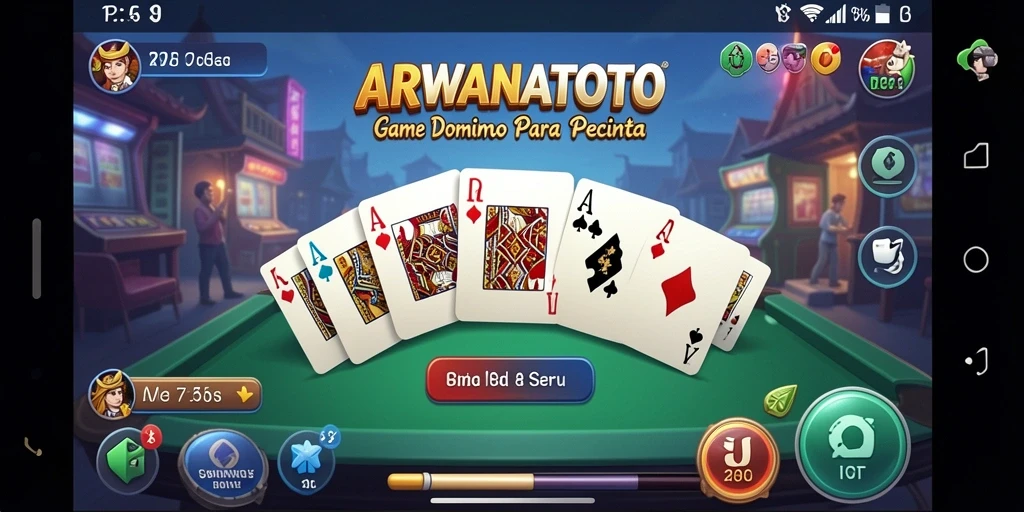 Screenshot gameplay ARWANATOTO menunjukkan interaksi yang mendebarkan antar pemain.