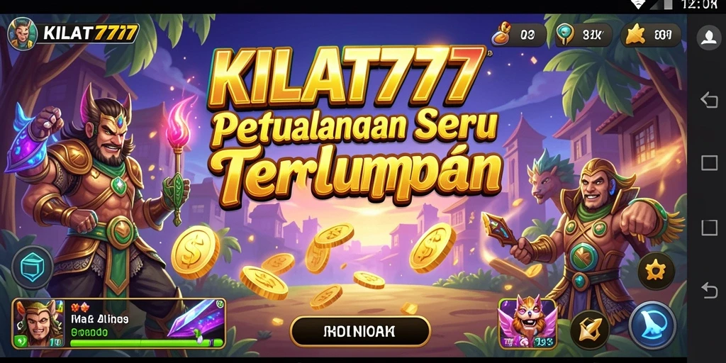 Screenshot gameplay KILAT777 menampilkan aksi seru dalam dunia petualangan.