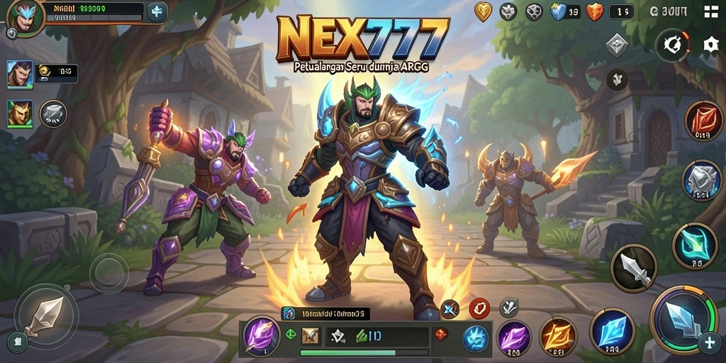 Screenshot pengalaman seru gameplay ARPG NEX777.