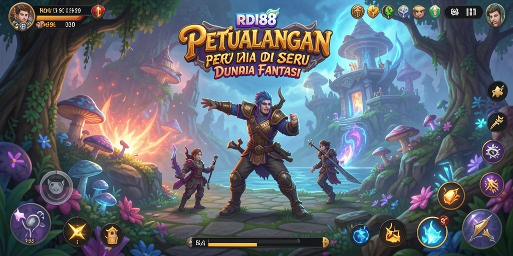 Tangkapan layar utama RDI88 menampilkan momen seru dalam petualangan.