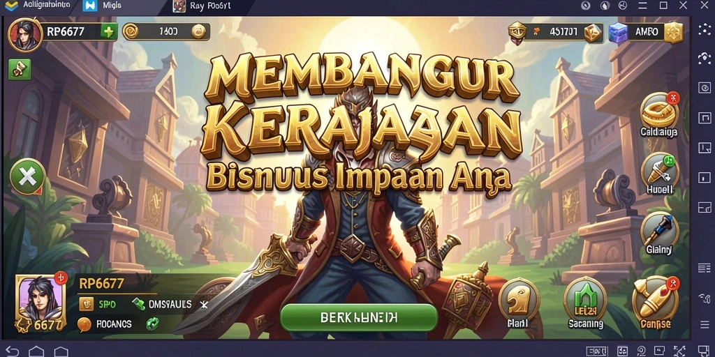 Tampilan menawan dari gameplay RP6677 yang seru.