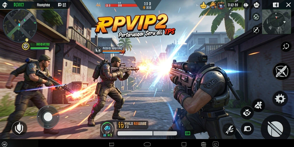 Tampilan gameplay RPVIP2 yang seru dan penuh aksi.