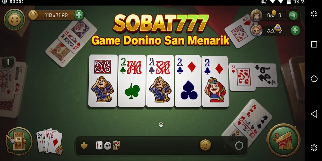 Gameplay menarik dari SOBAT777 dengan domino yang mendebarkan.