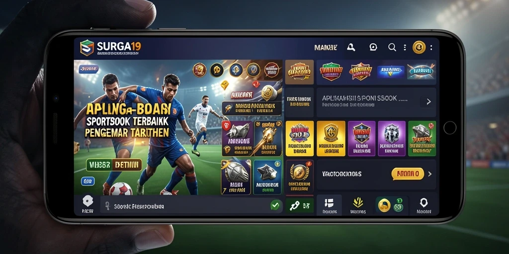 Tampilan permainan sportsbook SURGA19 yang menarik dan interaktif.